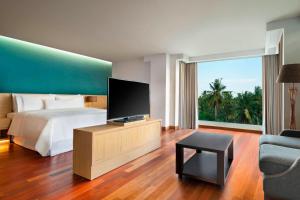 Postel nebo postele na pokoji v ubytování Element Bali Ubud