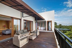Balkón nebo terasa v ubytování Element Bali Ubud