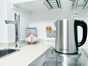 Kuchyň nebo kuchyňský kout v ubytování Messapica Home