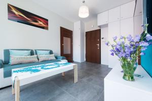 Część wypoczynkowa w obiekcie Apartamenty Prestige Browar Lubicz Stare Miasto