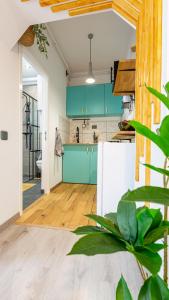 Kuchyň nebo kuchyňský kout v ubytování Sun x Mountains - Black Church