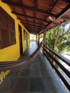 En balkong eller terrass på Hibiscos Pousada
