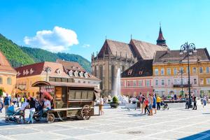 Nespecifikovaný výhled na hory nebo výhled na hory při pohledu z apartmánu