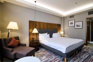 Tempat tidur dalam kamar di Radisson BLU Hotel Yerevan