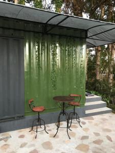 Zahrada ubytování Container Refúgio nas Nuvens em Campos do Jordão