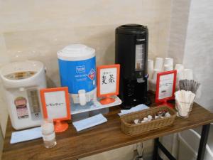 Onoya Hotel的咖啡和沏茶工具