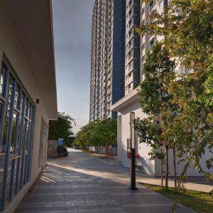 El edificio en el que está el departamento