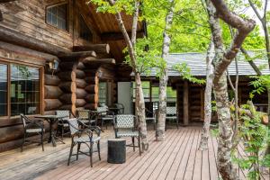 Byggingin sem ryokan-hótelið er í