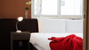 豐市區別墅酒店房間的床