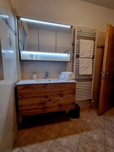 Koupelna v ubytování Gartnerhof