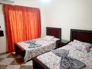 A bed or beds in a room at برج قصر السعد خلف فندق الفرسان مباشره