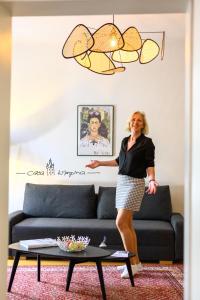 Posezení v ubytování Casa Wimpina - geschmackvolles Appartement im Herzen der Altstadt