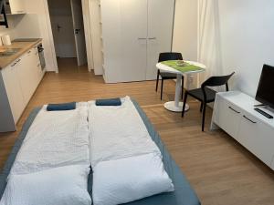 TV a/nebo společenská místnost v ubytování Mezonet - Postovska Centr Apartments