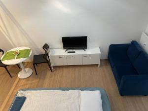 TV a/nebo společenská místnost v ubytování Mezonet - Postovska Centr Apartments