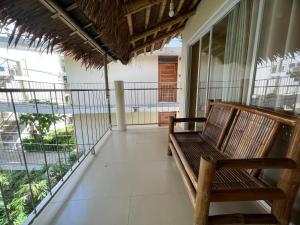 Balkón nebo terasa v ubytování Boracay Amor Apartment (Garden)