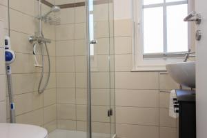 Koupelna v ubytování Kleine Veranda