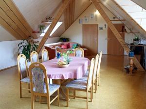 Posezení v ubytování Ferienwohnung Seeleshof