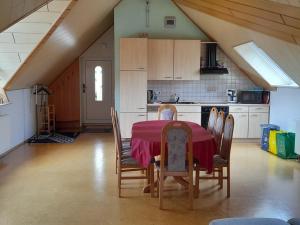 Kuchyň nebo kuchyňský kout v ubytování Ferienwohnung Seeleshof + 23 fotografií