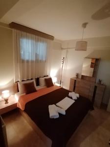 Postel nebo postele na pokoji v ubytování Kali Luxury Apartments -Garden-Gold-