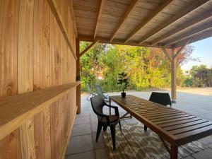 Balkón nebo terasa v ubytování Tiny House QiriH