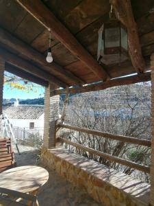 Balkón nebo terasa v ubytování Casa Rural El Gandulillo