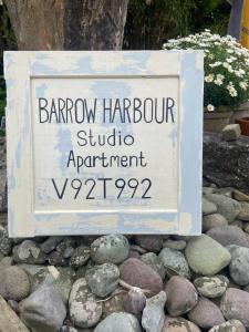 Certifikát, hodnocení, plakát nebo jiný dokument vystavený v ubytování Barrow Harbour studio apartment