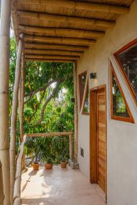 Balkón nebo terasa v ubytování Bambú Corner - Casa Consciente + 38 fotografií