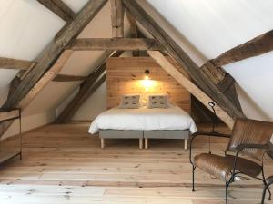Postel nebo postele na pokoji v ubytování Ferme Boisquillon