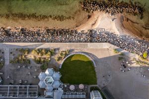 Blick auf Marienlyst Strandhotel aus der Vogelperspektive
