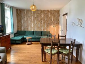 Posezení v ubytování Ferienwohnung am Nationalpark