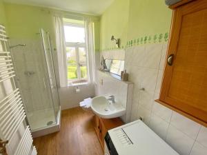 Koupelna v ubytování Ferienwohnung am Nationalpark