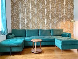 Posezení v ubytování Ferienwohnung am Nationalpark