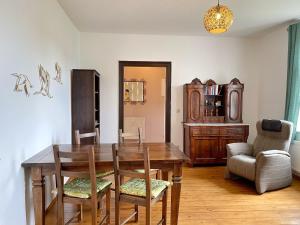 Posezení v ubytování Ferienwohnung am Nationalpark