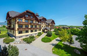 Budova, kde se aparthotel nachází
