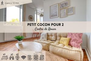 Część wypoczynkowa w obiekcie Ambiance Jungle et Cocon en hyper centre pour 2, 4 ou 6 pers - MyLittleStay