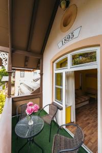 Patio nebo venkovní prostory v ubytování Villa Bachmann - Kuršių kiemas