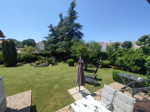 Vonkajšia záhrada v ubytovaní Apartments Norma