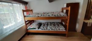 Posteľ alebo postele v izbe v ubytovaní chalupa žamberk