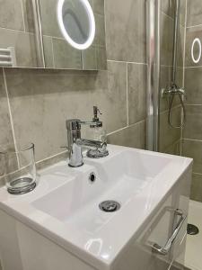 Bilik mandi di Appartement T2 plein centre de Bray sur Seine