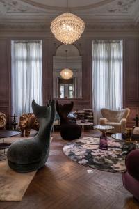 Posezení v ubytování Yndo Hôtel