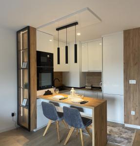Kuchyň nebo kuchyňský kout v ubytování Luxury Apartment Suljic