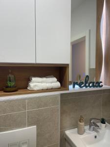 Koupelna v ubytování Luxury Apartment Suljic