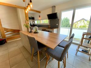 Dining area in the homestay