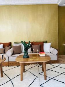 Posezení v ubytování Riad Deha & Spa