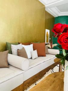 Posezení v ubytování Riad Deha & Spa