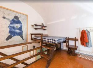 Ένα ή περισσότερα κρεβάτια σε δωμάτιο στο Forte Filippo Porto Ercole by Varental