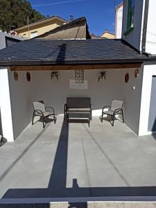 Balkón alebo terasa v ubytovaní Casa en Puerto de Bares