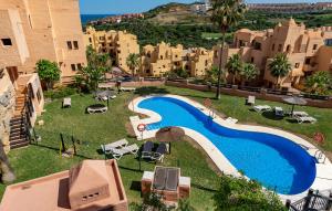 an aerial view of a resort with a swimming pool at Coto real Kiznos 2417 Lovely views in San Luis de Sabinillas