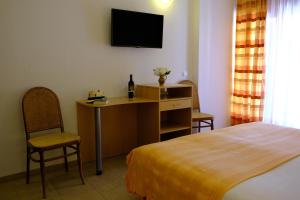 TV a/nebo společenská místnost v ubytování Haus Anne Brela