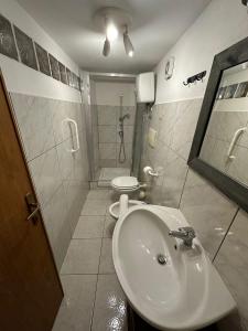 Koupelna v ubytování Vicolo Rappini